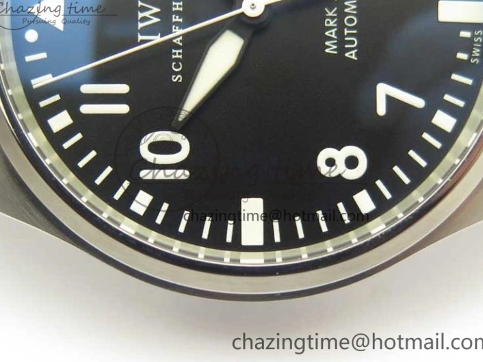 MIROTIME 0326 Mark XVII IW326504 MKS 1:1 Best Edition Black Dial On SS Bracelet MIYOTA 9015 V Durable 7210